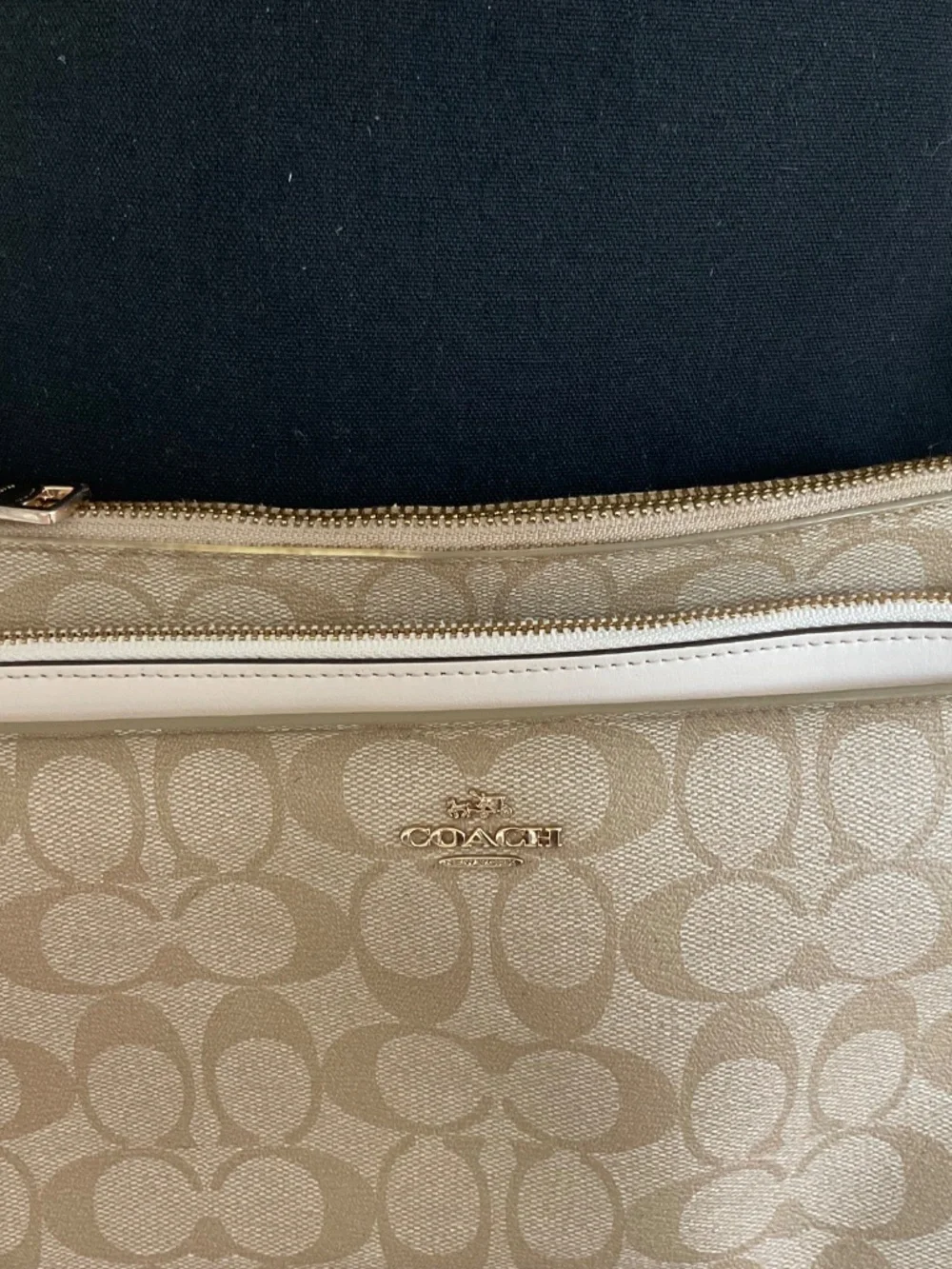 COACH EAST/WEST CROSSBODY WITH POP UP POUCH